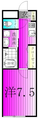 フォレスト・コート 101号室 間取り
