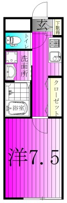 フォレスト・コート 302号室 間取り