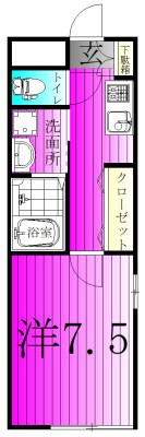 フォレスト・コート 105号室 間取り