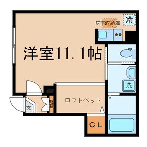 パオメゾン新宿 間取り図