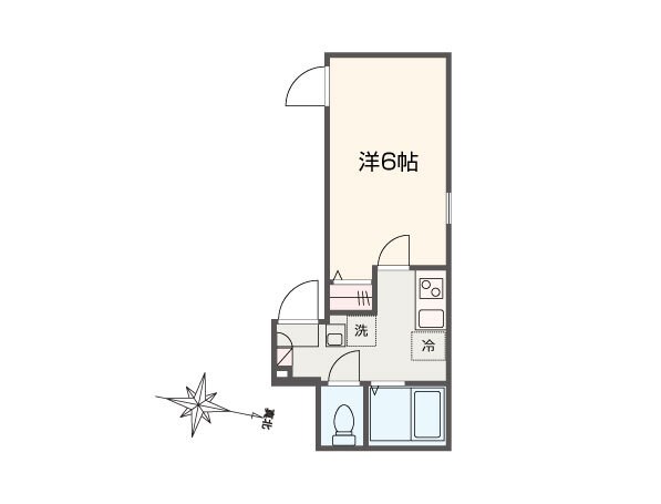 MELLAS北千住 間取り図