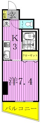 オーク・ヒルズ 302号室 間取り
