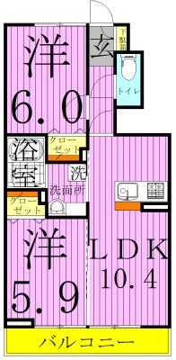 ルシオール　イコー  間取り図