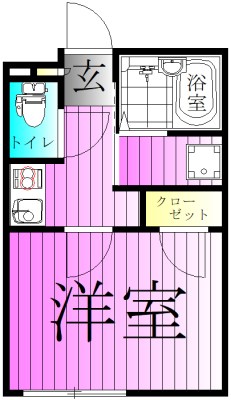 グランディールⅡ 間取り図