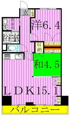 エスペランス・YAMADA 間取り図
