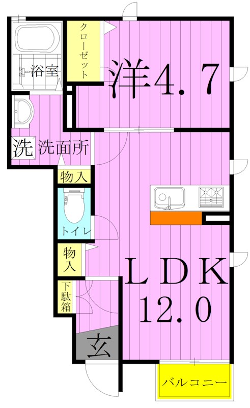 インタレスト 間取り図