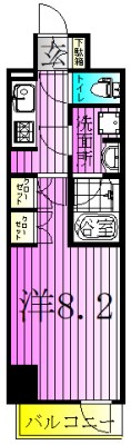COCO-CHILL KAMEARI 間取り図