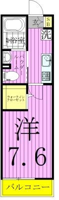 エルスタンザ五反野 間取り図