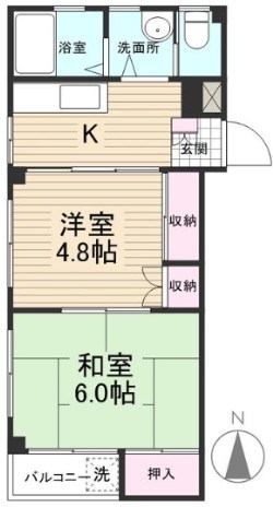 カレントハイツ 間取り図
