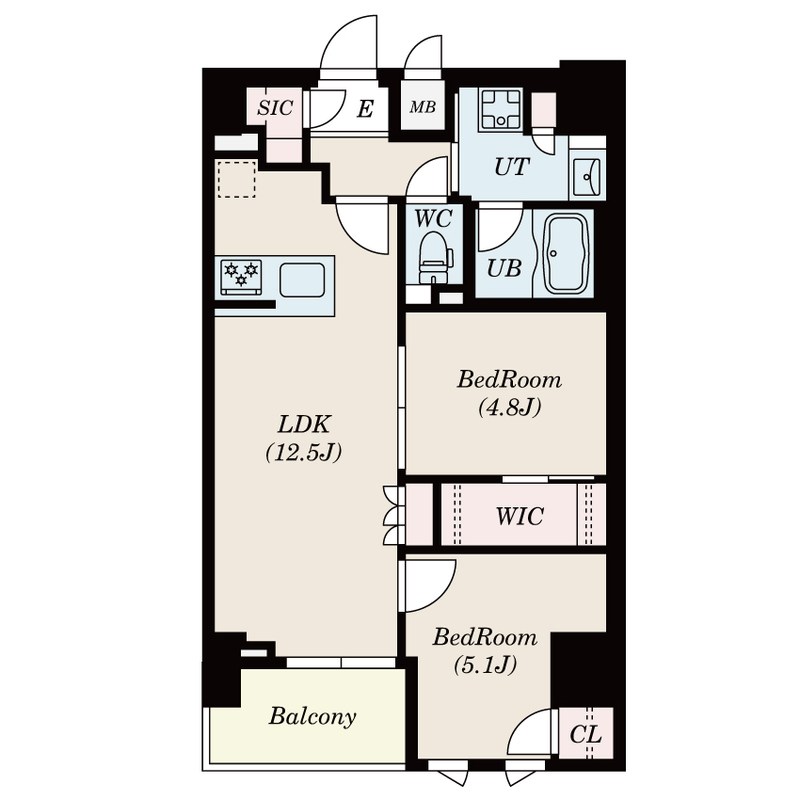 S-RESIDENCE北千住reiz 間取り図