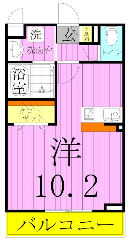 リバーパークK 間取り図