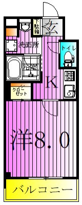 ＯＲＳＵＳ梅島 間取り図