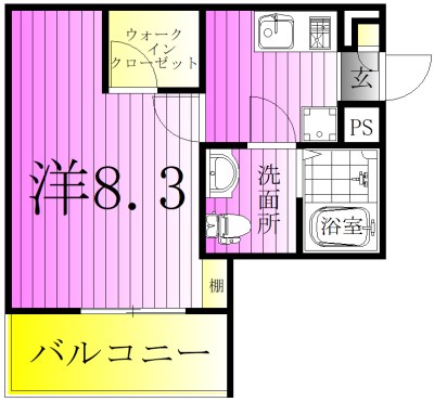 carezza足立入谷 間取り図