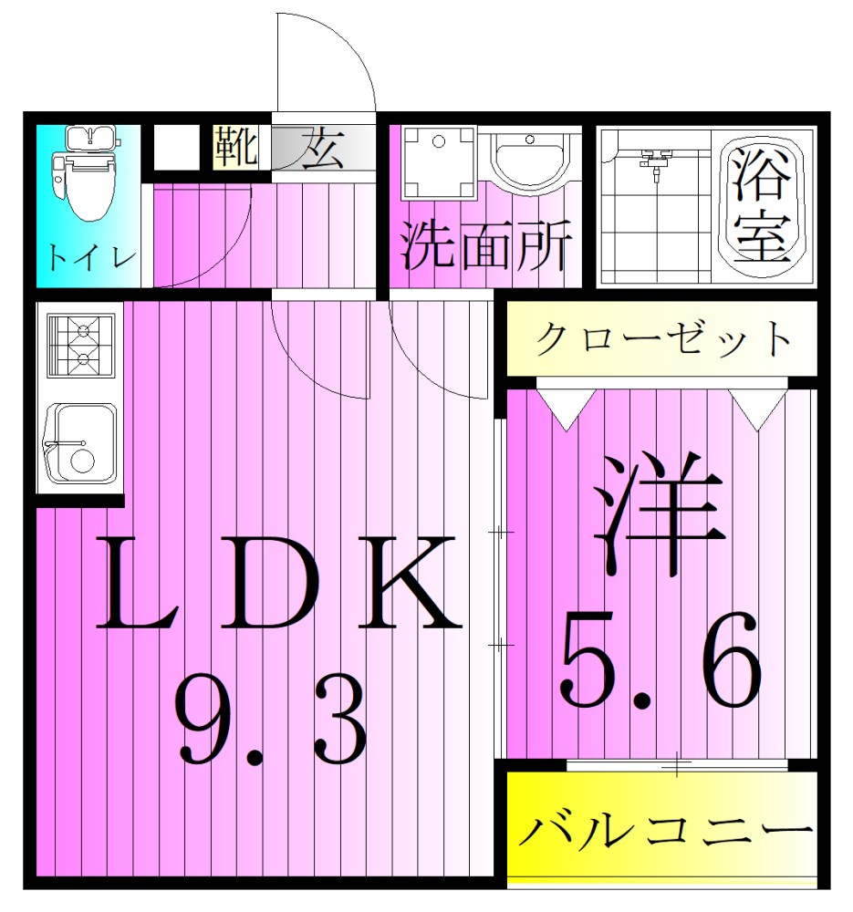 carezza足立入谷 間取り図