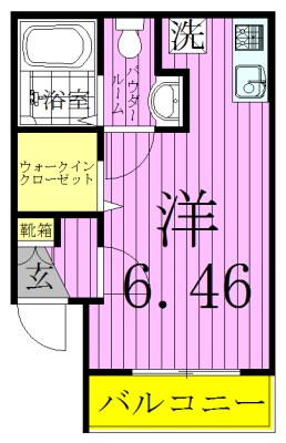 リヴェール　ハナハタ 間取り図