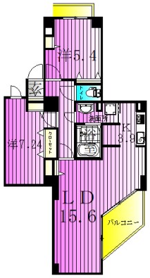コンフィール西新井AP  間取り図