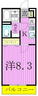 リブリ・西新井大師 間取り図