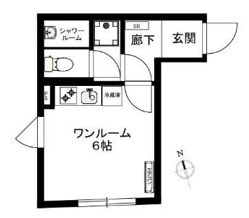 Ｄ－ＢＡＳＥ北千住 間取り図