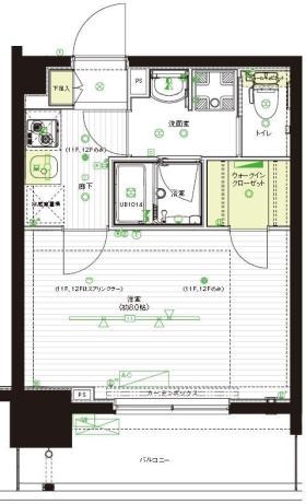 クレア田端プレミアレジデンス 間取り図