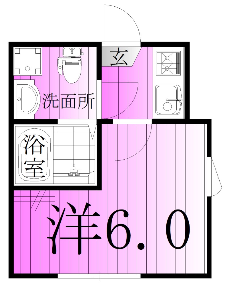 グランツ堀切 間取り図