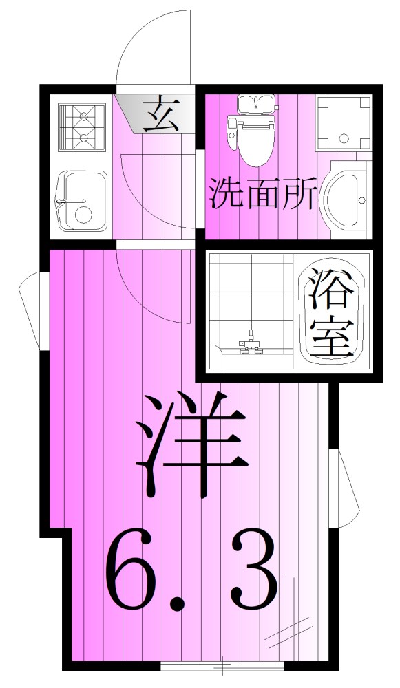 グランツ堀切 間取り図