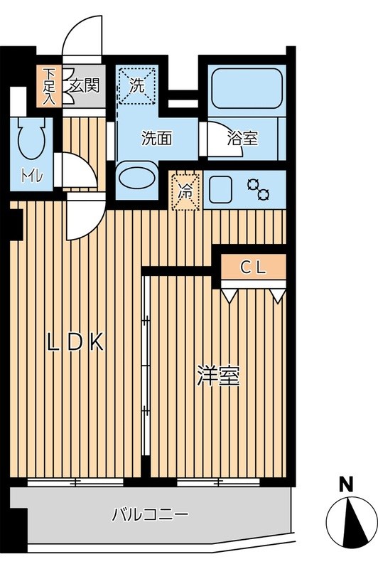 オーキッドレジデンス三ノ輪Ⅱ 間取り図