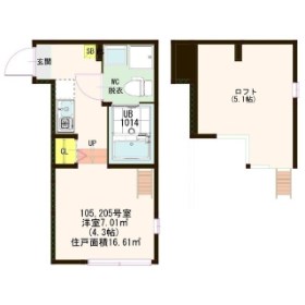 ハーモニーテラス綾瀬２ 間取り図