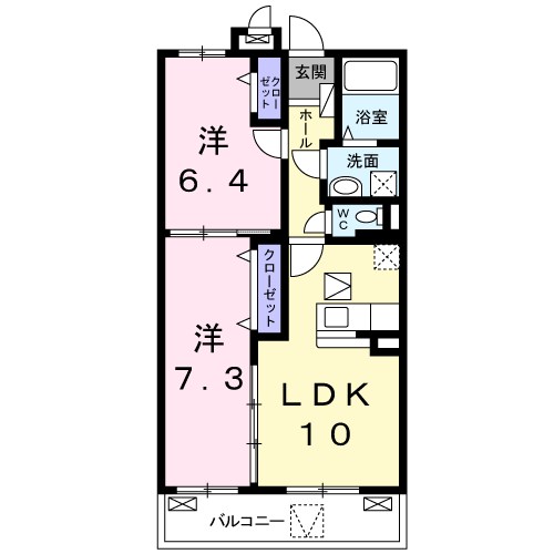 ポンドール 間取り図