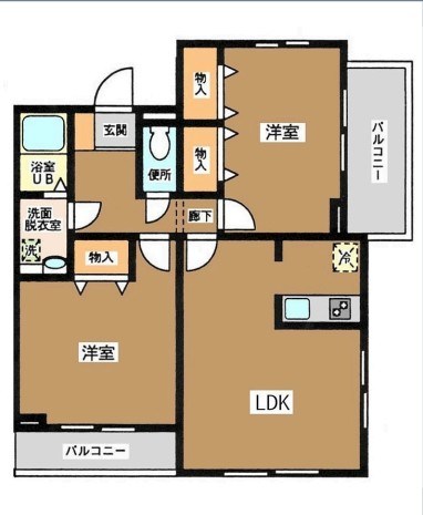 パラッツィナ町屋 間取り図