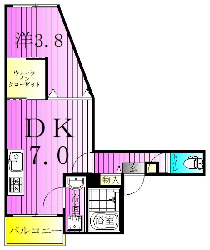 Hana Terrace Minowa 間取り図