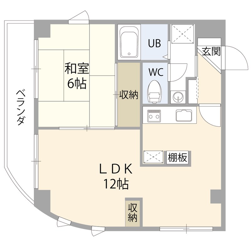 サニーヒル金子 間取り図
