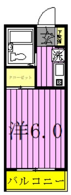 ベルメゾン土屋 間取り図
