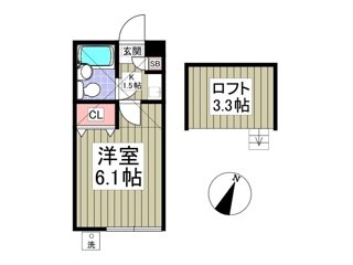 ジュネパレス松戸第68 105号室 間取り
