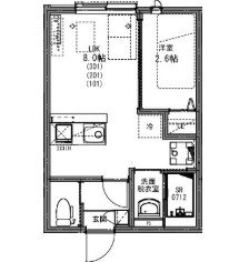 KEIAI RESIDENCE 新柏Ⅱ 間取り