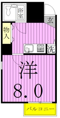 東洋ハイツ相模台 間取り