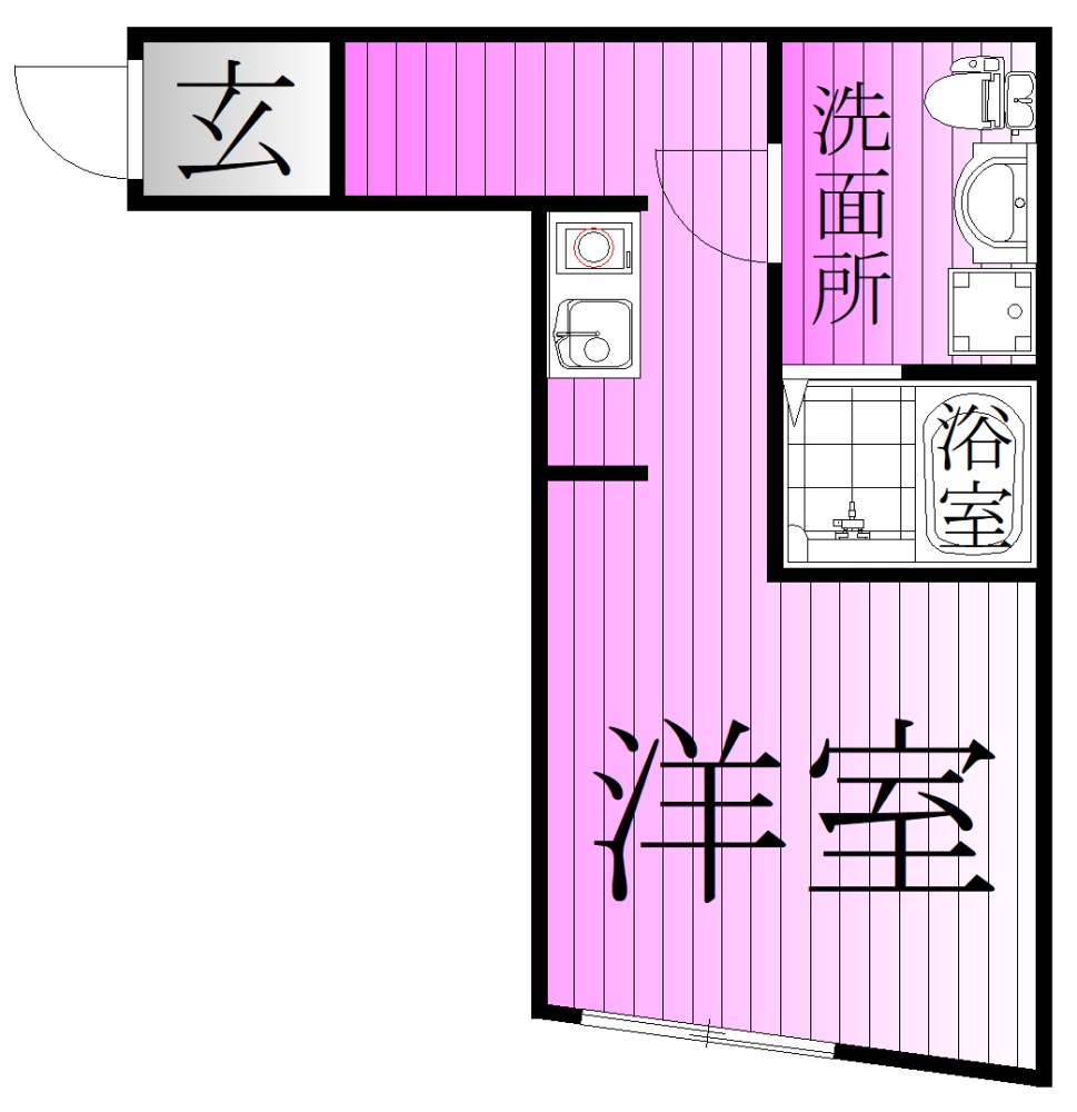 レオーネ千住新橋 間取り図