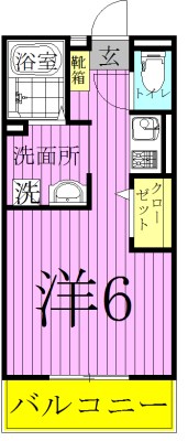 ジュネス西新井２ 間取り図