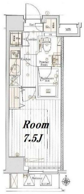 メイクスデザイン町屋 間取り図