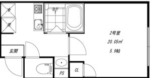 クレサージュ新松戸Ⅱ 間取り