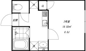 クレサージュ新松戸Ⅱ 間取り