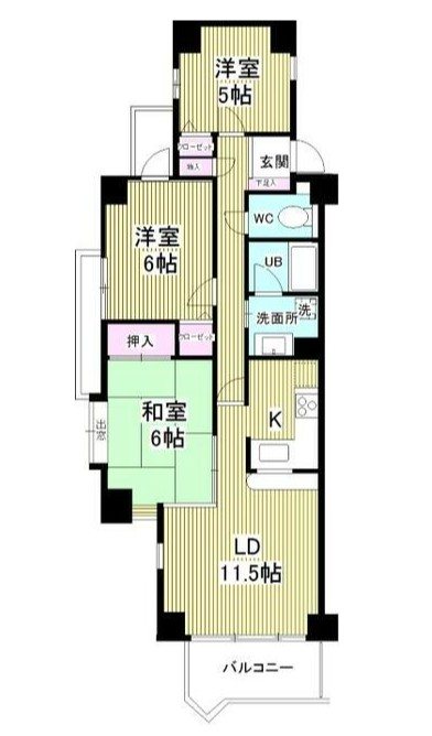 インシュランスビル12 間取り