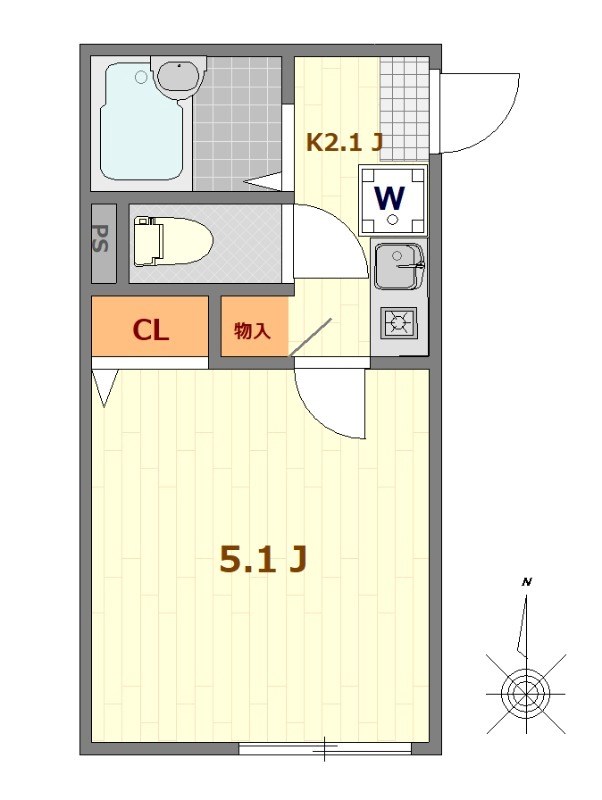 マーレ西新井 間取り図