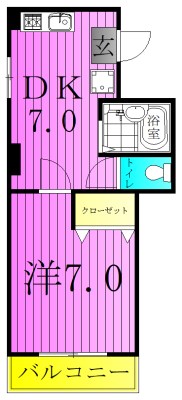 第１アサヒハイツ 間取り図