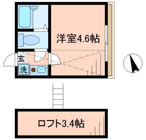スプリングシャンテ２ 間取り図