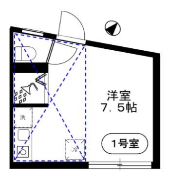 ＩＬ　ＲＯＳＳＯ町屋 間取り図