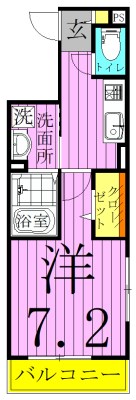 ソレアード（皿沼）  間取り図