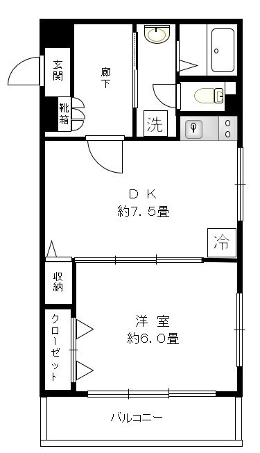 メゾンデューク菖蒲園 間取り図