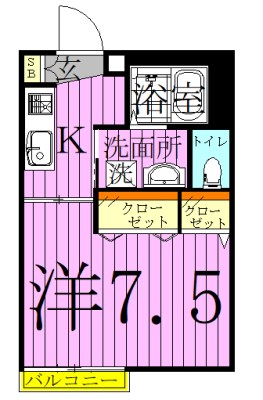 ラッキーベア 間取り図