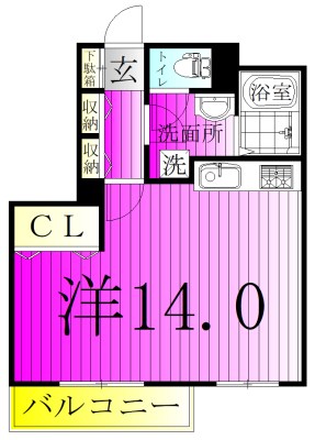 クレートメゾン土屋 302号室 間取り