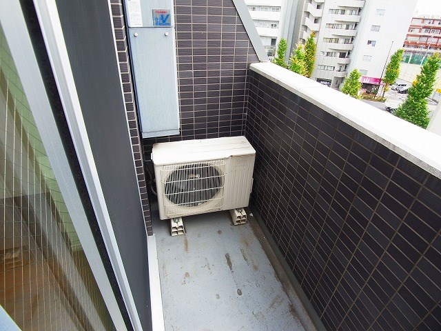 釜鳴マンション ベランダ